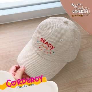 READY CAP🔆💛🧡- หมวกแก๊ป ผ้าลูกฟูก 🧢 [มีหลายสีมากก ⚪❤️💛🧢] - Capedia