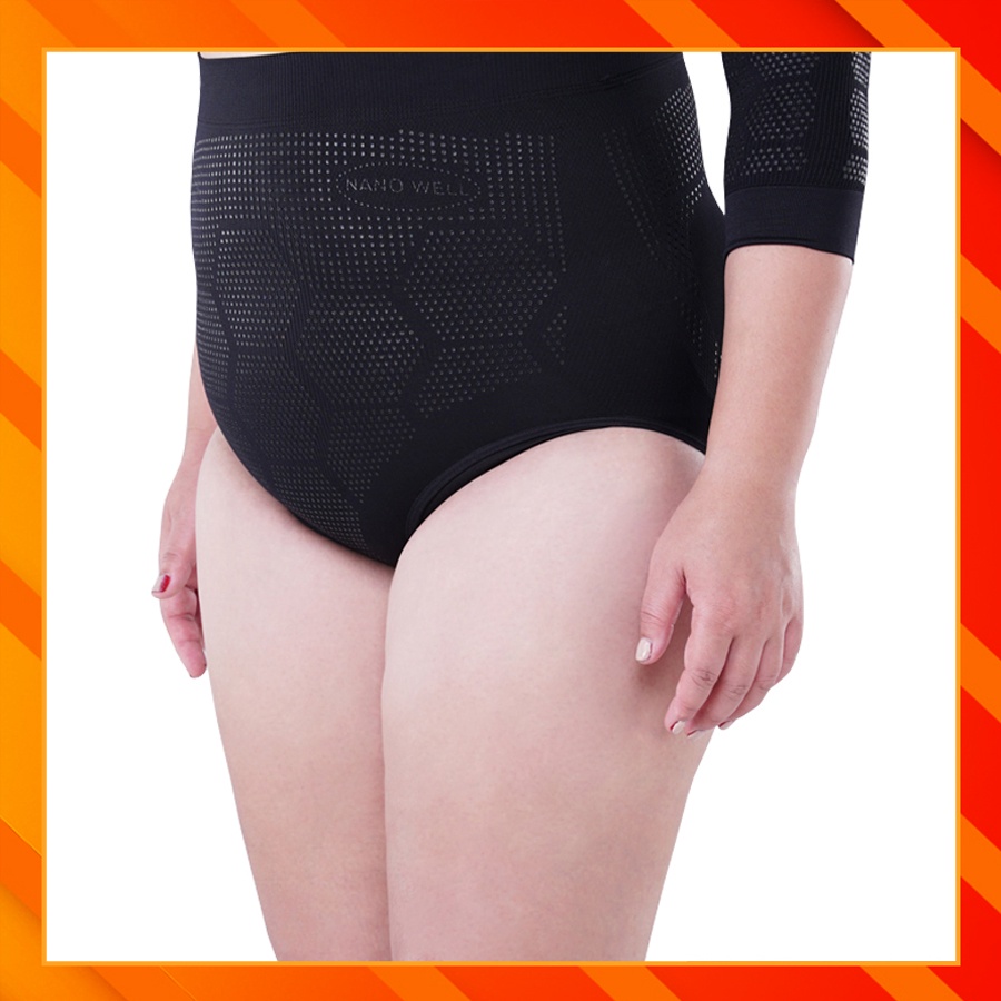 กางเกงชั้นใน Onami Nano Well Double Dot สีดำ 1 ตัว กางเกงชั้นในกระชับสัดส่วน โอนามิของแท้ สำหรับสาวร