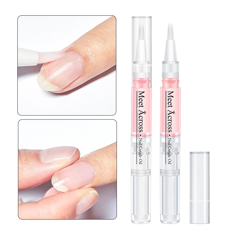 Meet ACROSS เล็บ Softener Nutritional Cuticle น้ํามันปากกา Treatment Nutritious Gel Polish Cuticle เล็บเครื่องมือเล็บ Care น้ํามันเล็บ