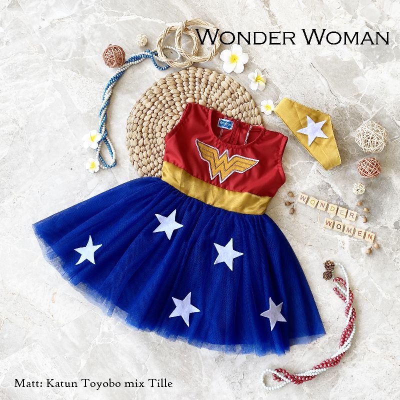 WONDER ผู้หญิงชุดฟรี HEADBAND / WONDER ผู้หญิงชุดสําหรับ CHILDREN และผู้ใหญ่ / WONDER ผู้หญิง COSPLA