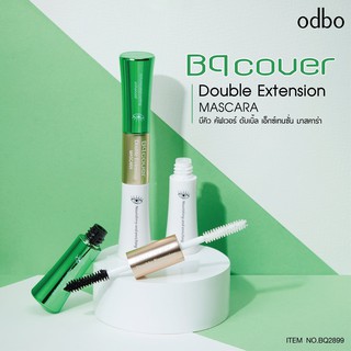 มาสคาร่า ขนตาโค้งงอน ดูมีวอลุ่มและยาว โอดีบีโอ  ODBO BQ COVER DOUBLE EXTENSION MASCARA BQ2899