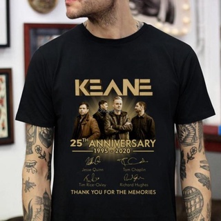 ผ้าฝ้ายคอกลมเสื้อยืด พิมพ์ลาย Keane 25Th Anniversary 1995 2020 สําหรับผู้ชายfrom S-4XL