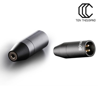 T~💎BOYA 3-Pin XLR Male to 3.5mm Jack TRS Female Microphone Adapter Converter