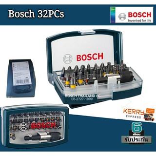 Bosch 32PCs ชุดดอกไขควง 32 ชิ้น Blue Color