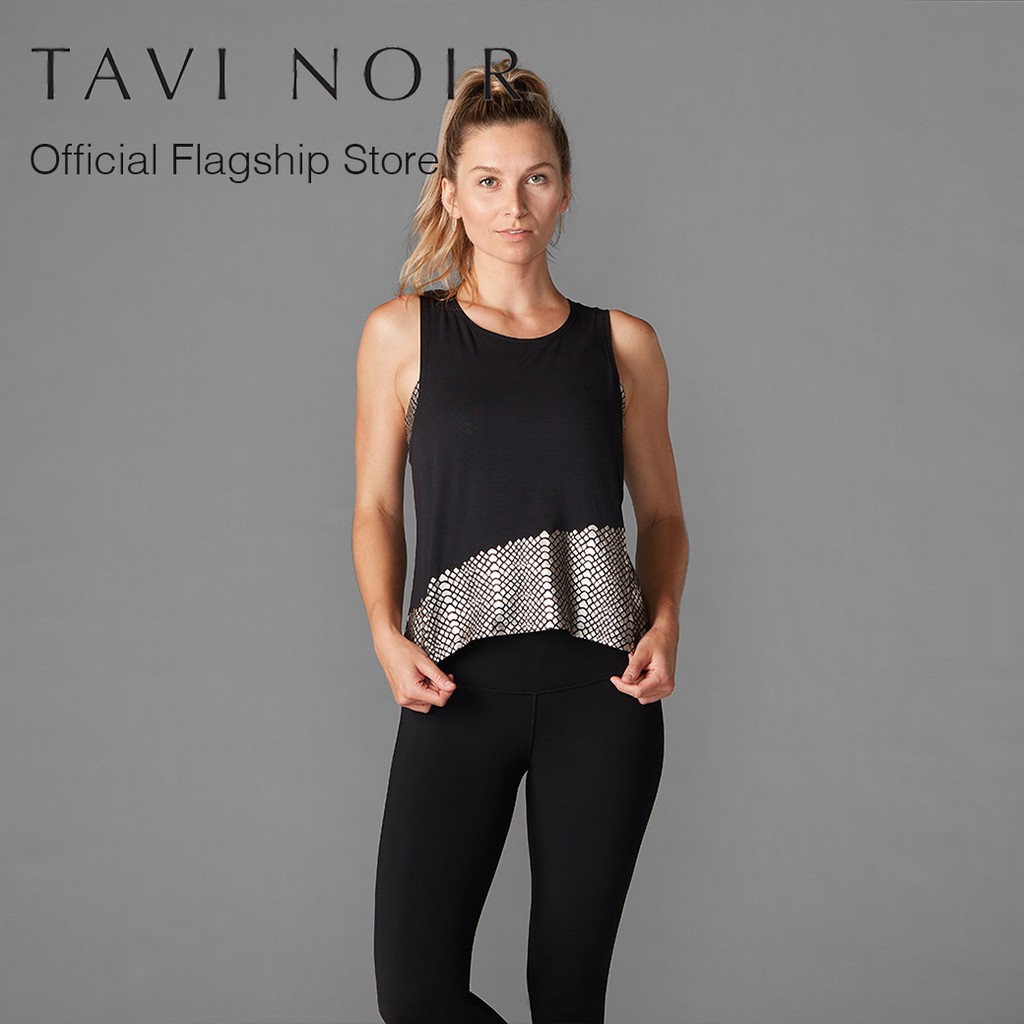 [ส่งฟรี]Tavi Noir แทวี นัวร์ เสื้อออกกำลังกาย รุ่น High-Low Tank