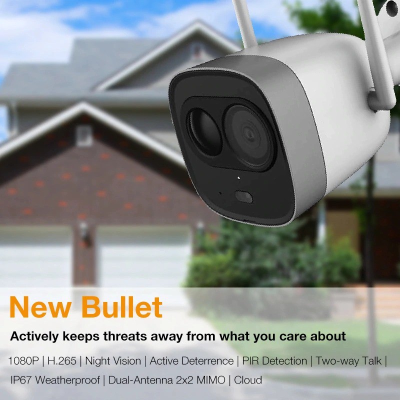 ⚡️กล้องวงจรปิดไร้สาย⚡️ Dahua IMOU New Bullet (IPC-G26EP) Wi-Fi ,1080P, Outdoor, รับประกันศูนย์ 2 ปี - รูปที่ 4