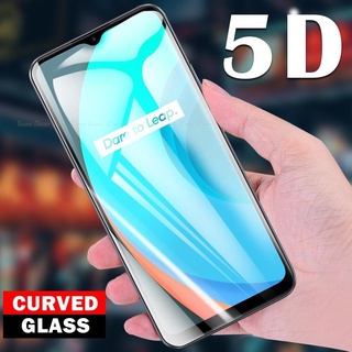 ฟิล์มกระจกนิรภัยกันรอยหน้าจอ 9H ทรงโค้ง 5D สําหรับ Realme C33 C30s C35 C31 C30 C25 C25s C21 C21Y C20 C20A C17 C15 C12