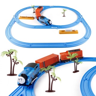 Kids Toys รถไฟกลาง  รถไฟโทมัส พร้อมราง ชุด27ชิ้น คุ้มๆ ขายถูกที่สุด