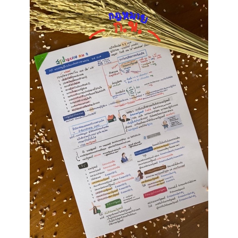 สรุปกฎหมายกพ/สอบครู6 ฉบับ (ปริ้นสี)หัวใจข้อสอบสรุปจุดเน้น📌 เเก่นกฎหมายที่ได้คะเเนนเเน่นอน สีสันน่าสนใจอ่านได้ทุกวัน