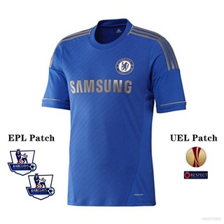 เสื้อกีฬาแขนสั้น ลายทีมชาติฟุตบอล Chelsea Retro FTB 2012-13 ชุดเหย้า สําหรับผู้ชาย และผู้หญิง