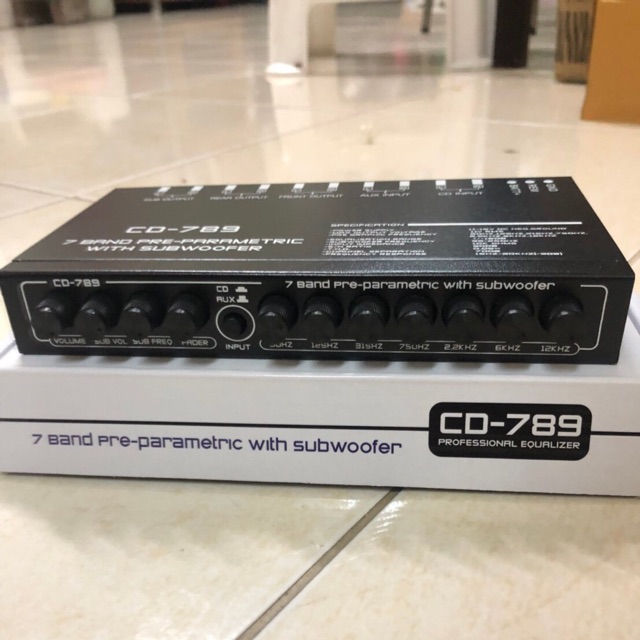 💥ปรีCD-789 EQUALIZER แบรน💥
