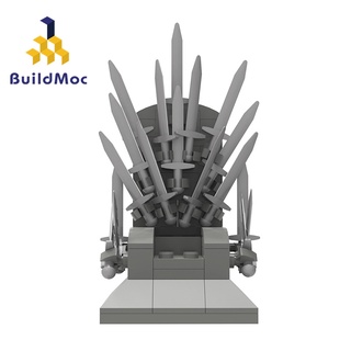 【BuildMOC】ชุดของเล่นตัวต่อเลโก้ Game of Thrones Iron Throne MOC-18100