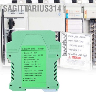 Sagittarius314 ตัวส่งสัญญาณ DC 24V Isolator กระแสไฟ 4-20mA คอนดิชั่นเนอร์ตรวจจับ PLC