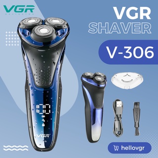 เครื่องโกนหนวดไฟฟ้า VGR รุ่น V-306 (สินค้าพร้อมส่ง)