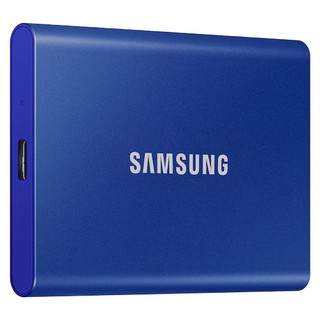 Samsung SSD T7 Portable 500GB (Blue) ฮาร์ดดิสก์ เอสเอสดีพกพา (MU-PC500H/WW)