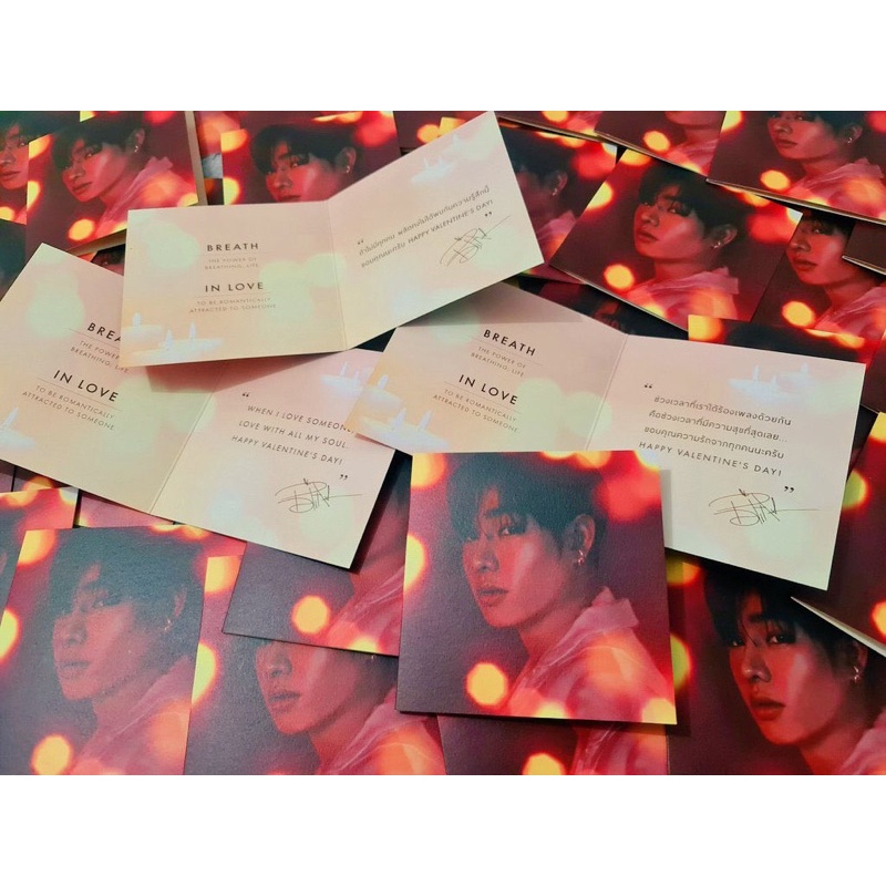 การ์ดวาเลนไทน์ Colour Soul Breath เป๊กผลิตโชค