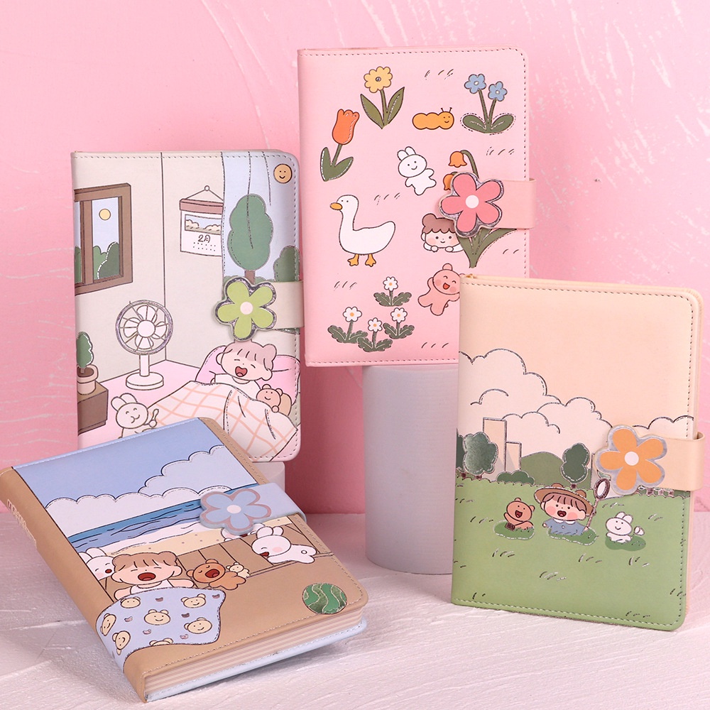 สมุดโน๊ตน่ารัก สมุดไดอารี่นําเข้า Agenda JB 11 Happy Time SL 8110