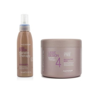 Alfaparf Lisse Design Keratin Rehydrating mask มาร์คเข้มข้นเคราติน 500ml พร้อม Alfaparf lisse keratin refillอาหารผม เครา