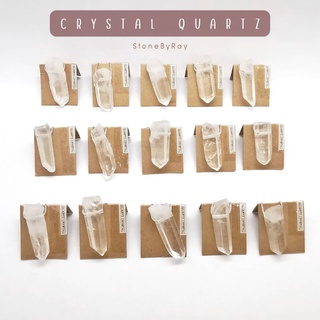 จี้หินคริสตัลควอตซ์ผลึกธรรมชาติ Crystal Quartz