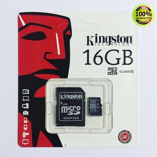 Kingston Memory Card Micro SD SDHC 16 GB Class 10 ของแท้