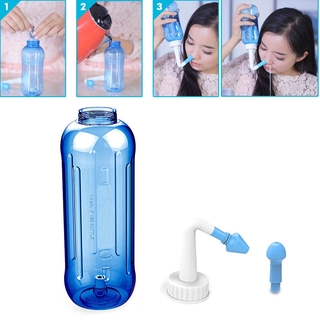 YH ✿✿Spot Nasal Pot 500ML Adult Child Nasal Wash System Clean Sinus Nasal Pressure Nasal Pot New