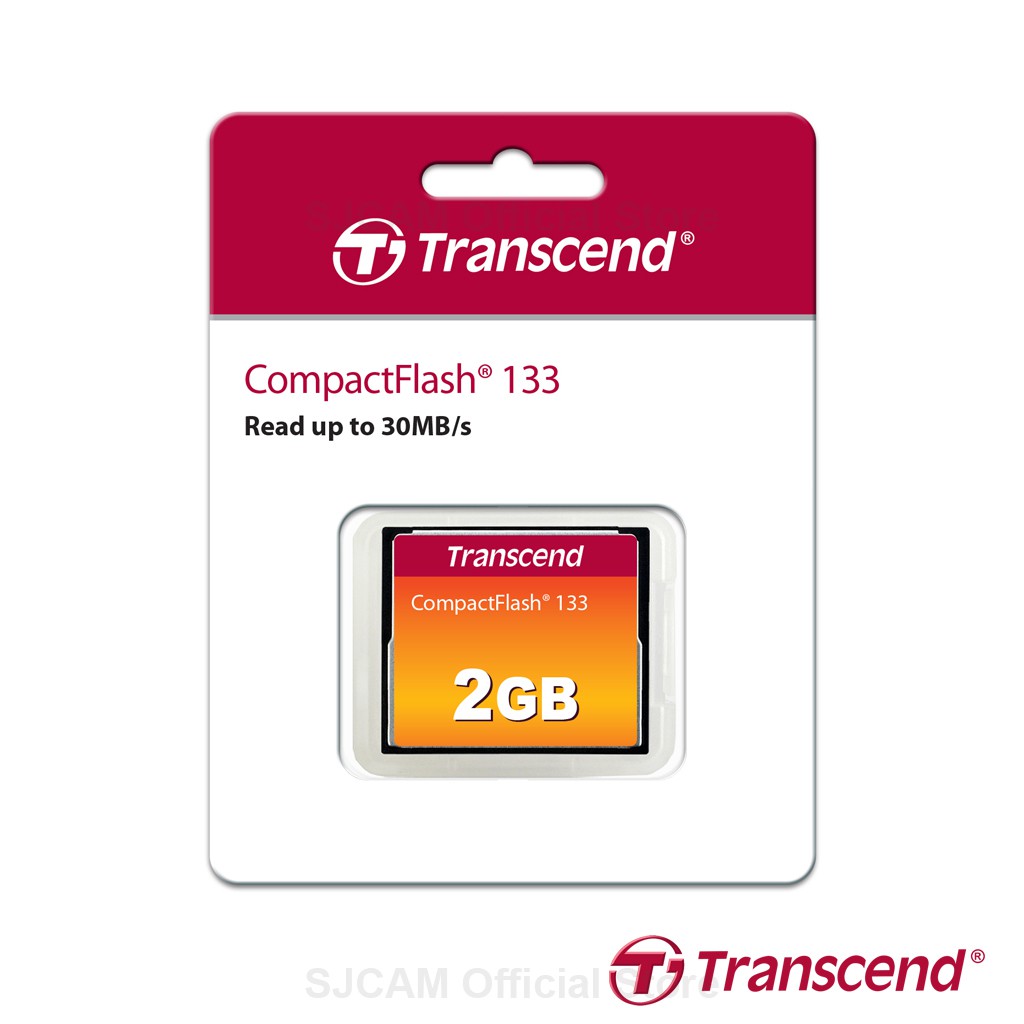 Transcend CompactFlash CF Card 2GB 133x (TS2GCF133) ความเร็ว อ่าน up to 30MB/s คอมแพคแฟลช ประกัน 5ปี