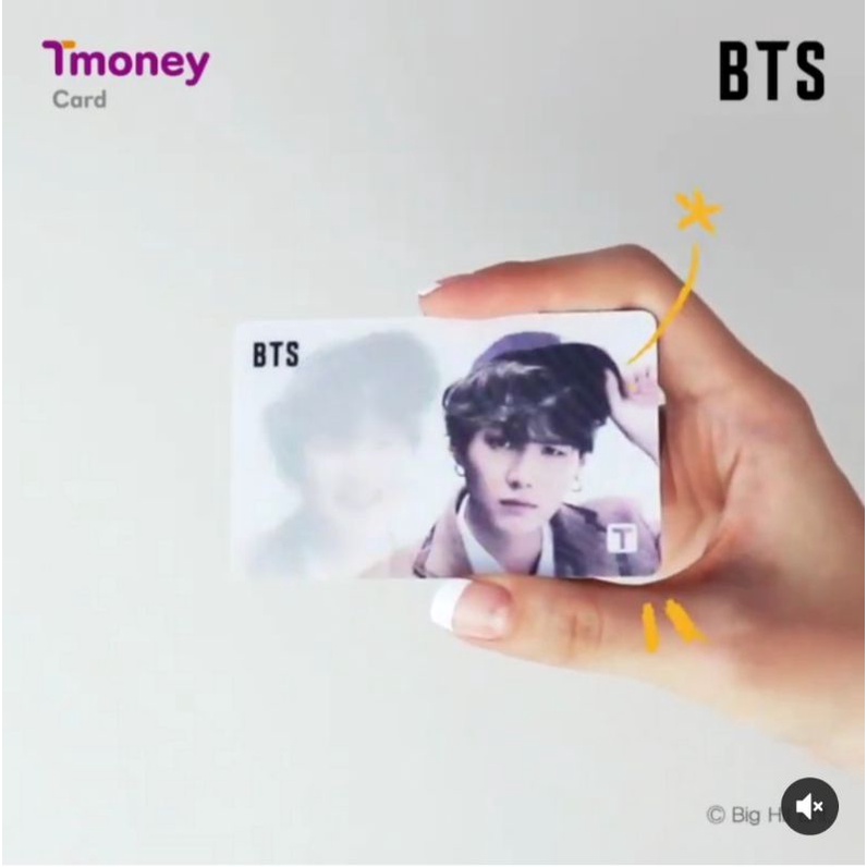 บัตร T-Money BTS  2020 Suga