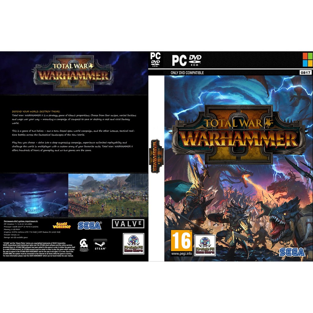 (ดีวีดี PC) Total War War War Warhammer 2