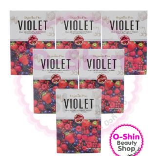 Violet detox (5 กล่อง ฟรี 1 กล่อง)  ไวโอเล็ต ดีท๊อก ดักจับไขมัน ขับสารพิษในลำไส้