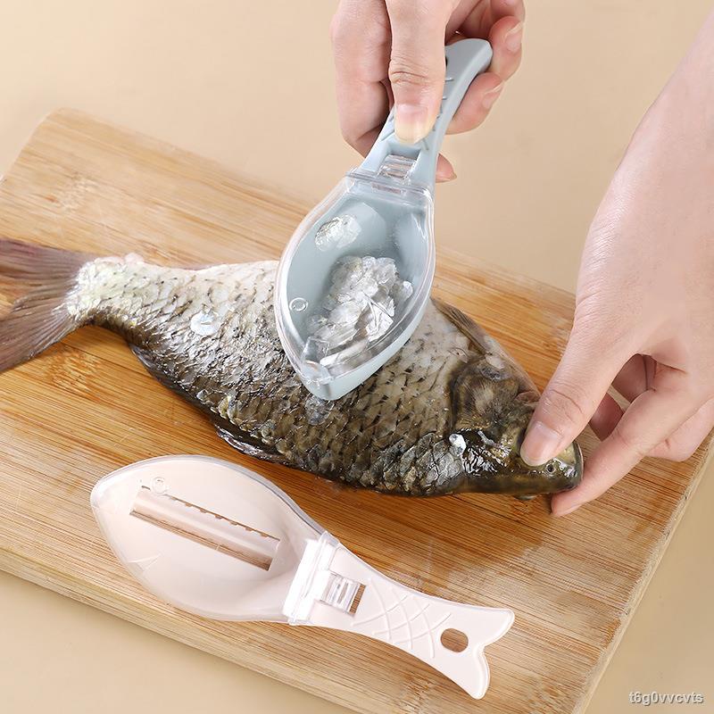 Fish Skin Brush Fast Remove Fish Scale Scraper Planer Kitchen Cleaning Tools