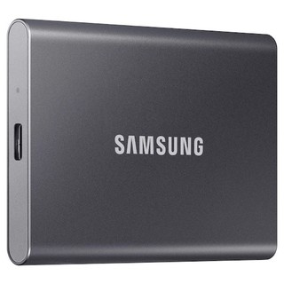 Samsung SSD T7 Portable 500GB (Gray) ฮาร์ดดิสก์ เอสเอสดีพกพา (MU-PC500T/WW)