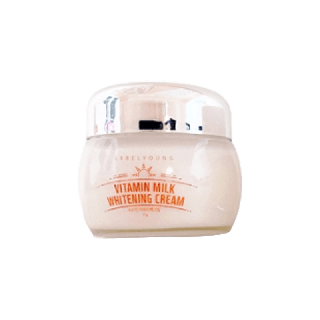 ครีมหน้าสด LABEL YOUNG Vitamin Milk Whitening Cream 55g