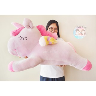 ตุ๊กตาม้ายูนิคอร์น นุ่มนิ่ม ใยไมโคร Unicorn 90-120cm