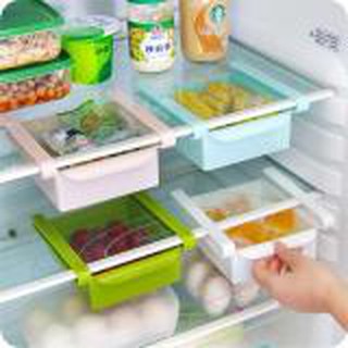 mwcกล่องลิ้นชักเก็บของในตู้เย็น(คละสี) Fridge Storage Rack