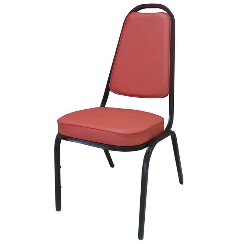 OK&amp;MShop เก้าอี้จัดเลี้ยง รุ่น Banquet Chair01Sโครงขาสีดำ-เบาะสีกลีบบัว