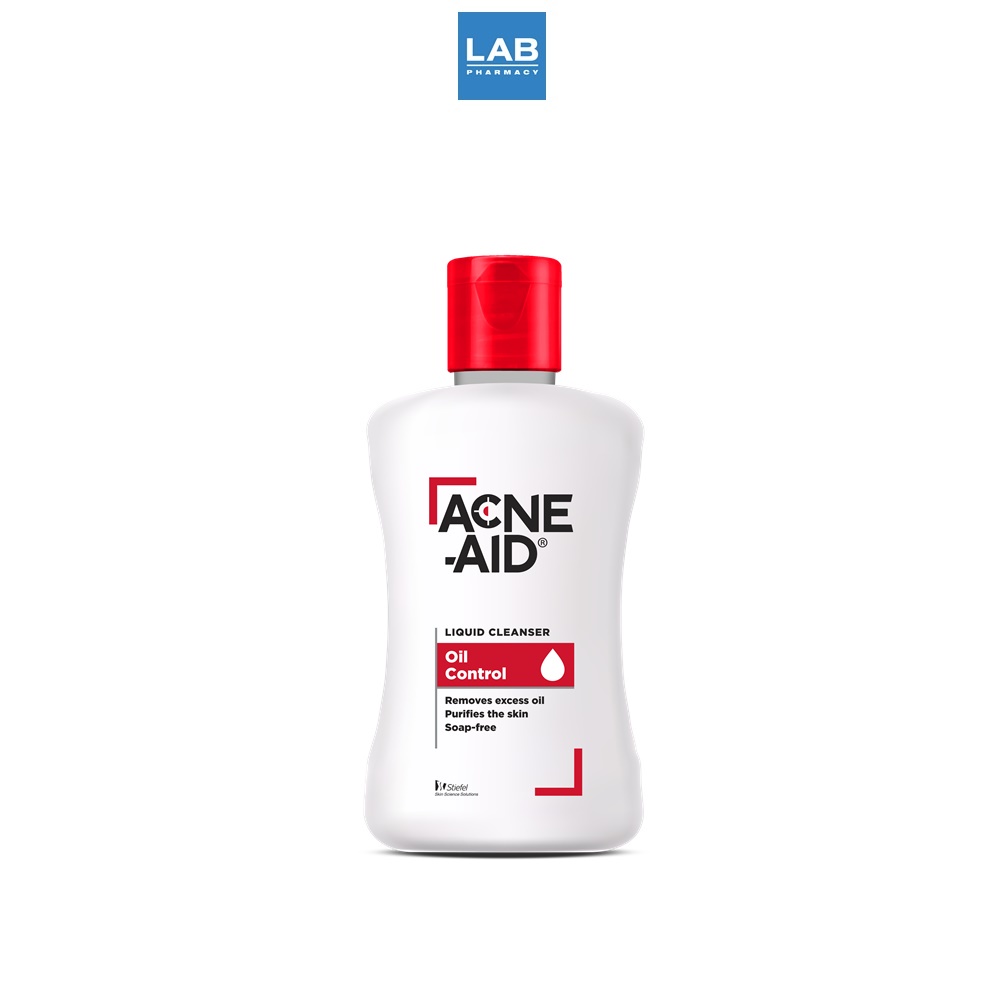 Acne-Aid Liquid Cleanser Oil Control 100 ml. - แอคเน่-เอด ลิควิด เครนเซอร์ (สีแดง) ผลิตภัณฑ์ทำความสะอาดผิวหน้าและผิวกาย