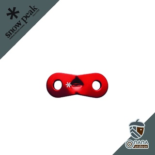 Snow peak Red Aluminum Rope Tensioner