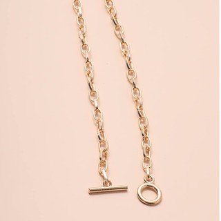 circle bar chain necklace สร้อยคอโซ่ เรียบๆดูแพง