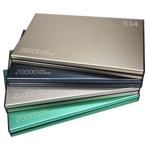E14 Power Bank แบตสำรอง ความจุ 20000mAh พร้อมสายชาร์จ พาวเวอร์แบงค์ แบตเตอรี่สํารอง