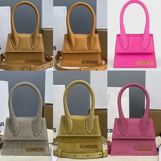 พรี ​ Jacquemus 2102 mini 3sizeกระเป๋าถือ กระเป๋าสะพาย กระเป๋าแฟชั่น หนังแท้แบรนด์เนน หนังวัวแท้