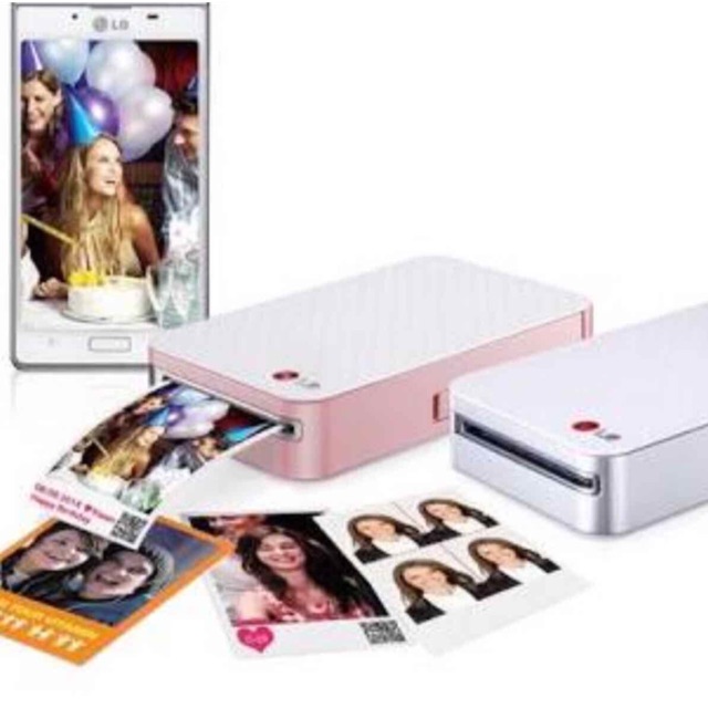 เครื่องปริ้นรูปพกพา สีขาว LG