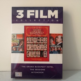 DVD BOXSET  :THE SESSIOND (2012) / THE GRAND BUDAPEST HOTEL (2014) / HITCHCOCK (2012)