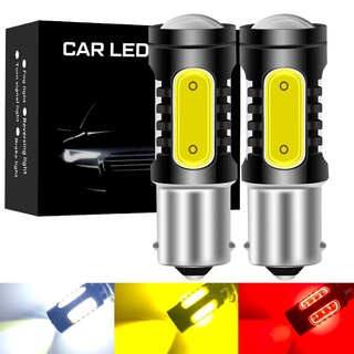 หลอดไฟเลี้ยว 1156 P21W LED BA15S PY21W BAU15S Bulb 12V COB 5SMD T20 7440 W21W 3157 1157 BAY15D P21/5W 2 ชิ้น