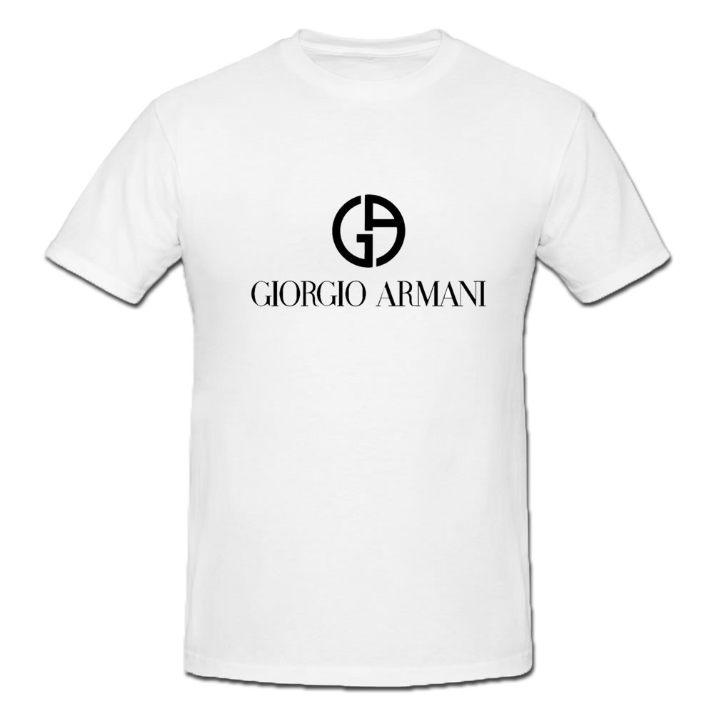 เสื้อยืด GIORGIO ARMANI ผ้าฝ้ายคุณภาพสูง 100%