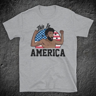 เสื้อยืด พิมพ์ลาย Gambino This Is America Donald Glover Unofficial สําหรับผู้ชาย