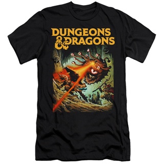 คอตต้อนคอกลมขายดี เสื้อยืด พิมพ์ลาย Dungeons And Dragons - Beholder Huelga - Adulto Ajustado BDpefk85HNkeij83S-5XL