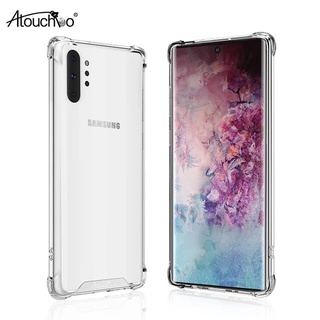 Atouchbo Case Samsung Galaxy Note 10 , Note 10+ งานแท้ 100% เคสใสกันกระแทก ขอบนิ่ม-หลังแข็ง