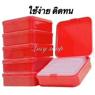 เทปกาว2หน้าแบบแผ่น ชุดละ 60 ชิ้น แบบใส พร้อมกล่อง ใช้ง่ายสะดวกติดการใช้ ติดกระดาษ