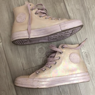 Used รองเท้าconverse hologram ชมพูขอแท้100%