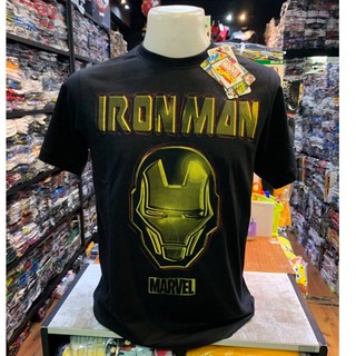 ถูกสุดๆเสื้อยืดมาร์เวล ไอรอนแมน MARVEL-IRONMAN-553 สีดำรหัสเต็ม